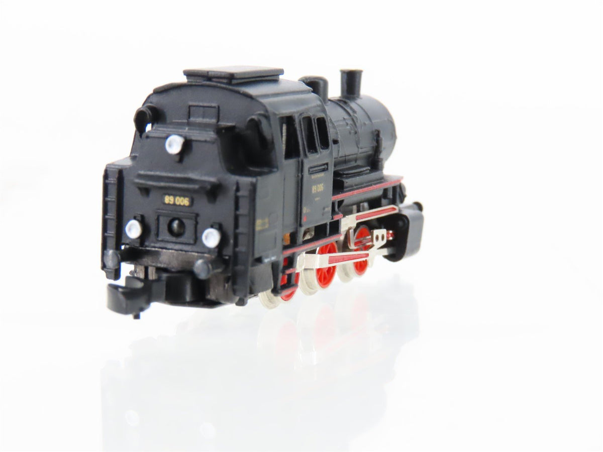 Z Scale Marklin Mini-Club 88051 DR Deutsche Reichsbahn 0-6-0T BR89 Steam #006