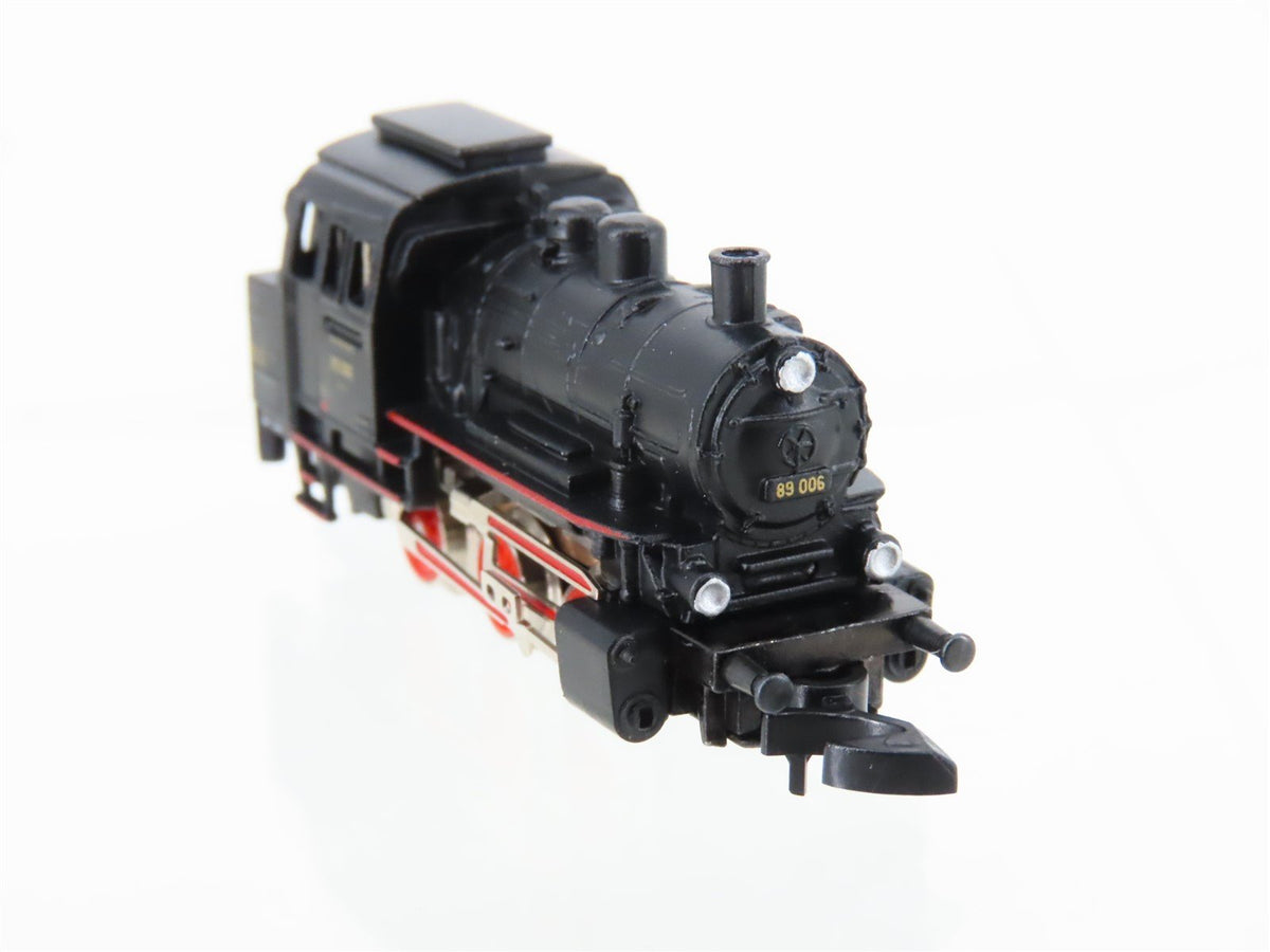 Z Scale Marklin Mini-Club 88051 DR Deutsche Reichsbahn 0-6-0T BR89 Steam #006