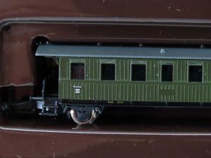 Z Marklin Mini-Club 81420 Baden State 4-6-0 P8 Steam Passenger/Freight Train Set