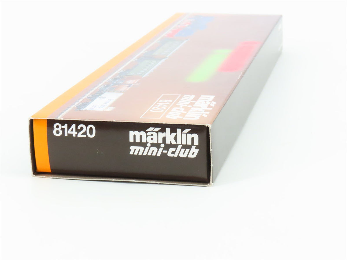Z Marklin Mini-Club 81420 Baden State 4-6-0 P8 Steam Passenger/Freight Train Set