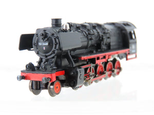 Z Marklin Mini-Club 81360 DB German 2-10-0 BR50 Steam & Rotary Snowplow Set
