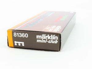 Z Marklin Mini-Club 81360 DB German 2-10-0 BR50 Steam & Rotary Snowplow Set