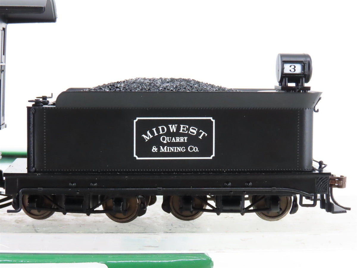 On30 Scale Bachmann Spectrum 29403 Midwest Quarry &amp; Mining 0-6-0 Steam #3 w/ DCC