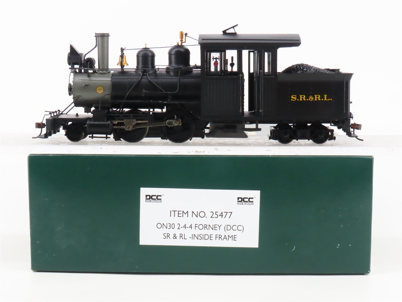 On30 Scale Bachmann Spectrum 25477 SR&RL 2-4-4 Forney Steam No# w/ DCC