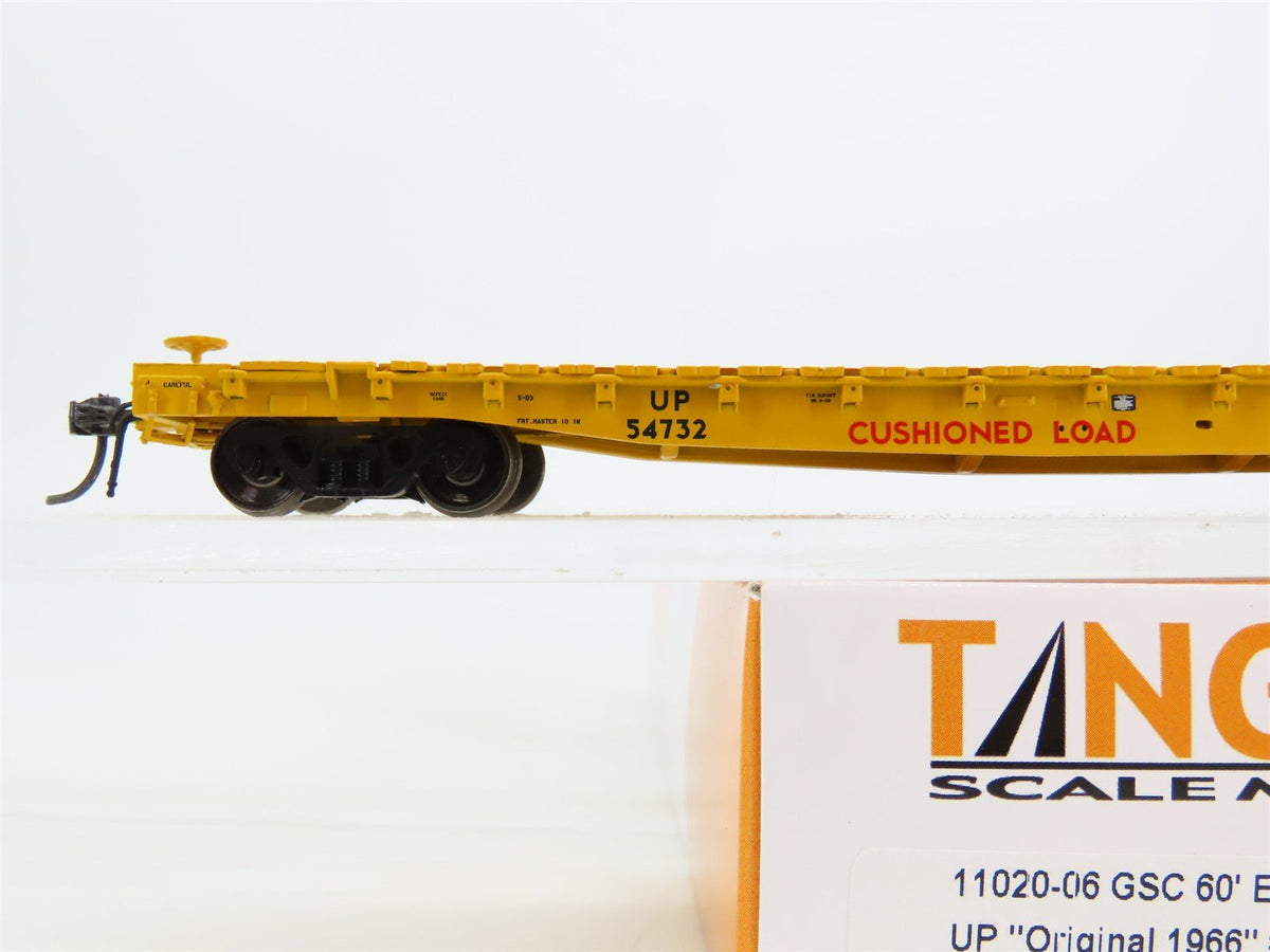 HO Scale Tangent 11020-06 UP Union Pacific GSC 60&#39; &quot;Original 1966&quot; Flatcar 54732