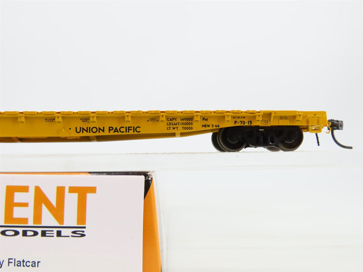 HO Scale Tangent 11020-06 UP Union Pacific GSC 60&#39; &quot;Original 1966&quot; Flatcar 54732