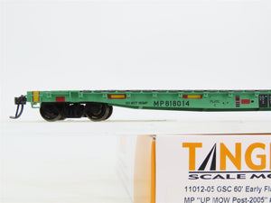 HO Tangent 11012-05 GSC 60' MP Missouri Pacific UP MOW Post 2005 Flatcar #818014