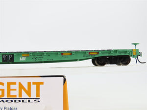 HO Tangent 11012-05 GSC 60' MP Missouri Pacific UP MOW Post 2005 Flatcar #818014