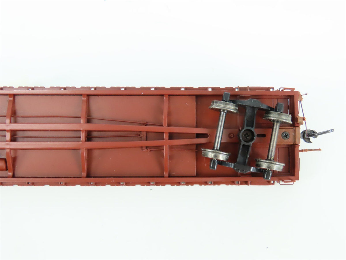 HO Tangent 11011-04 IC Illinois Central &quot;Original Brown&quot; GSC 60&#39; Flat Car #62658