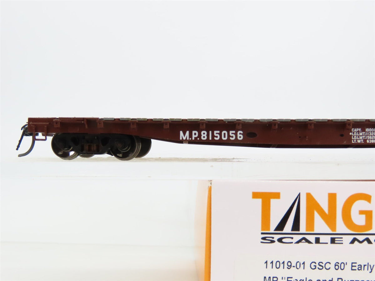 HO Scale Tangent 11019-01 MP &quot;Eagle and Buzzsaw&quot; GSC 60&#39; Flat Car #815056