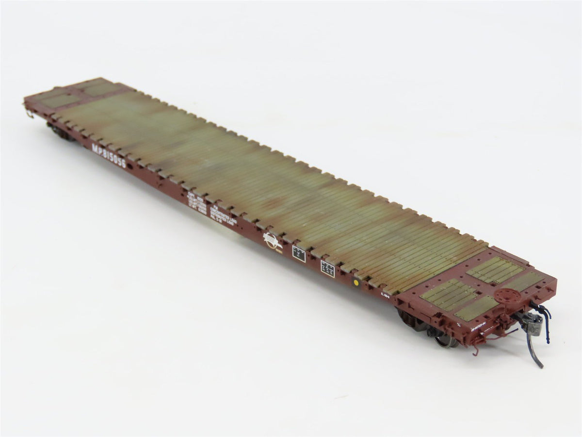HO Scale Tangent 11019-01 MP &quot;Eagle and Buzzsaw&quot; GSC 60&#39; Flat Car #815056