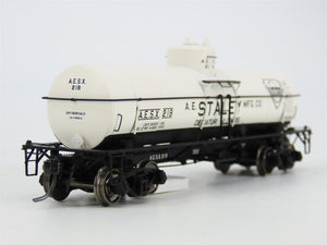 HO Scale Tangent 19010-02 AESX Staley 8000 Gallon Single Dome Tank Car #218