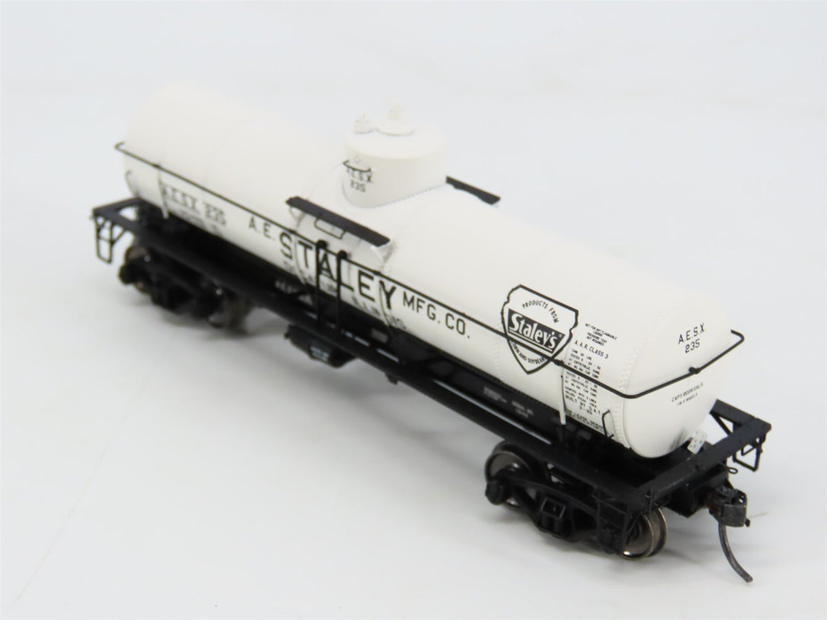 HO Scale Tangent 19010-04 AESX Staley 8000 Gallon Single Dome Tank Car #235