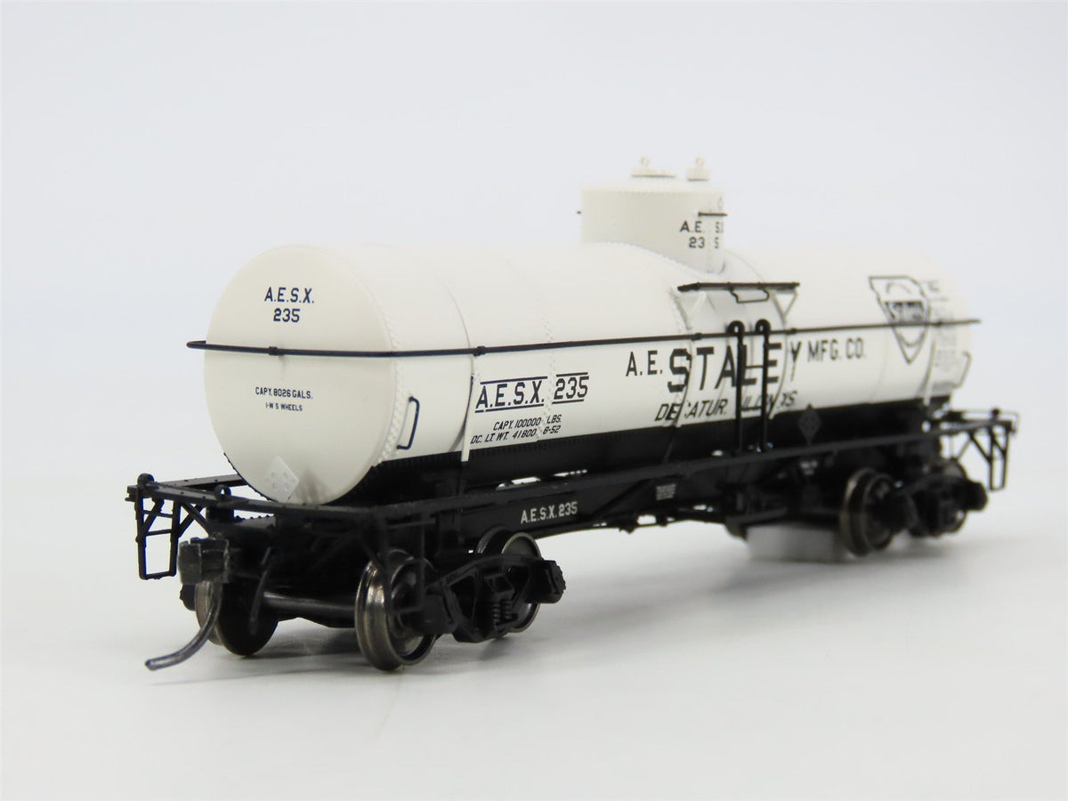 HO Scale Tangent 19010-04 AESX Staley 8000 Gallon Single Dome Tank Car #235