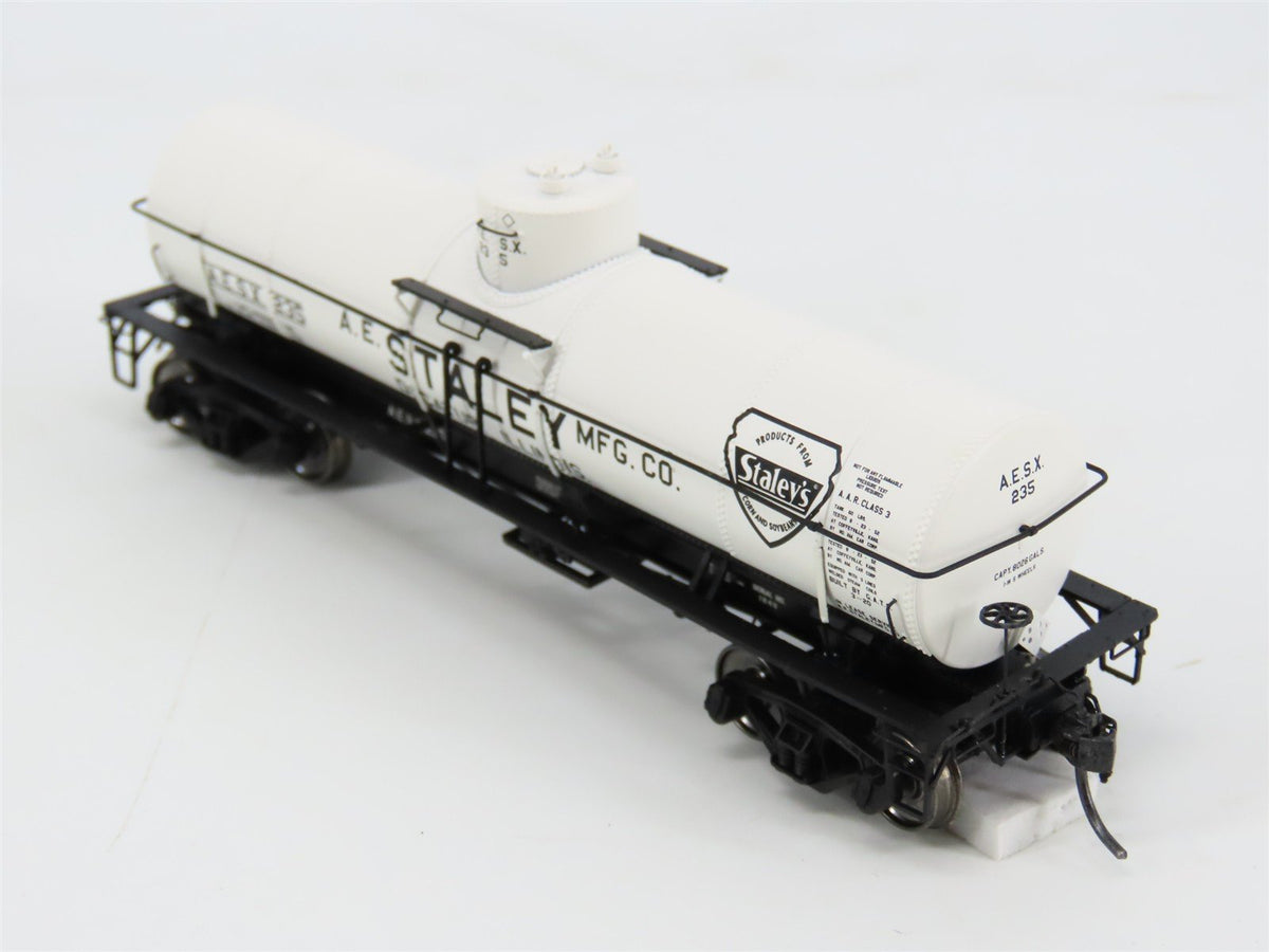 HO Scale Tangent 19010-04 AESX Staley 8000 Gallon Single Dome Tank Car #235
