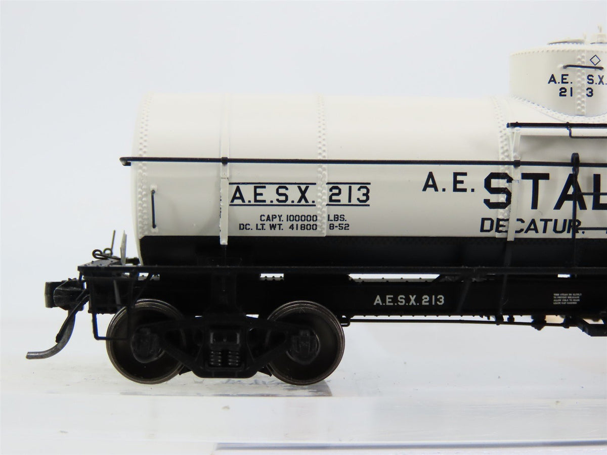 HO Scale Tangent 19010-01 AESX Staley 8000 Gallon Single Dome Tank Car #213