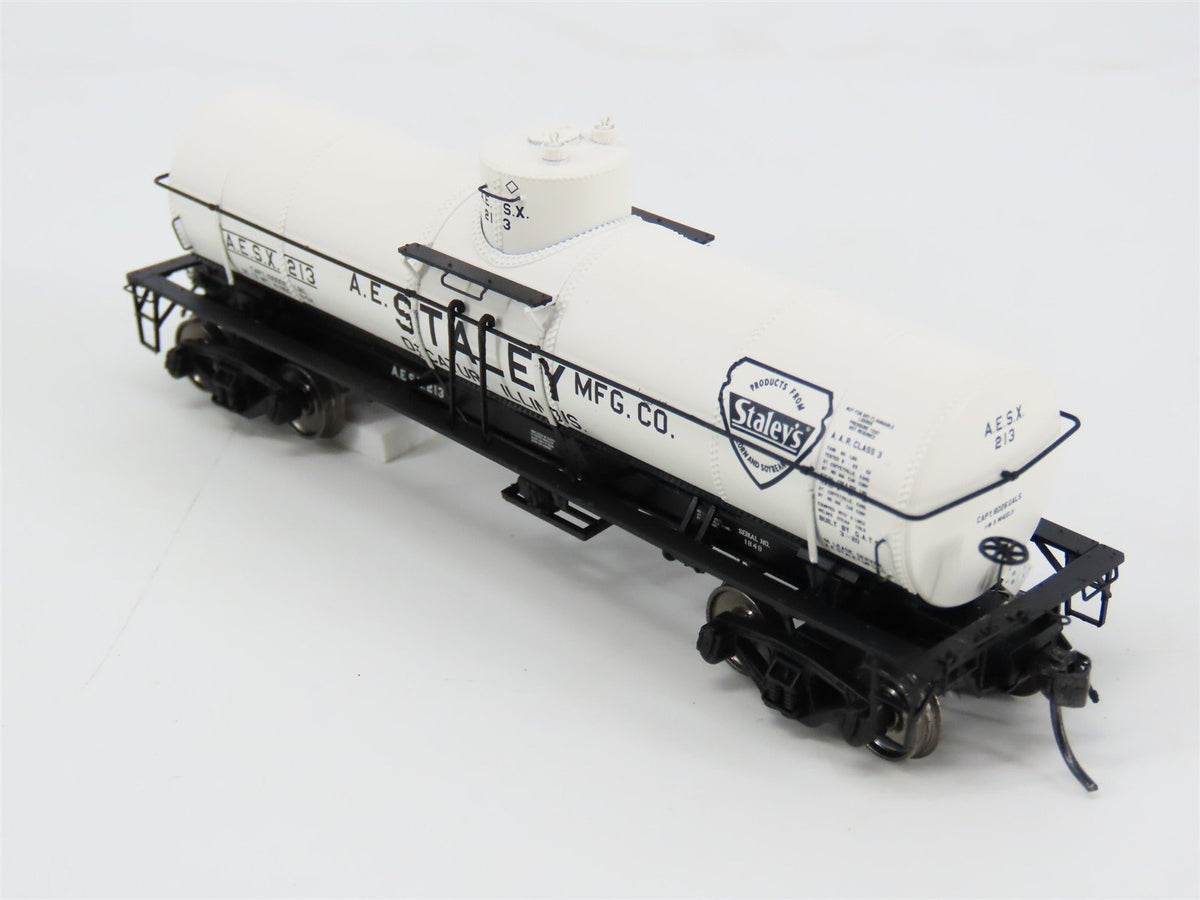 HO Scale Tangent 19010-01 AESX Staley 8000 Gallon Single Dome Tank Car #213