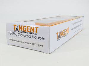 HO Scale Tangent 20013-04 ITC Illinois Terminal 3 Bay Covered Hopper #1916