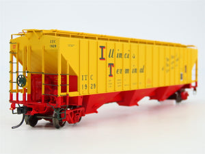 HO Scale Tangent 20013-05 ITC Illinois Terminal 3 Bay Covered Hopper #1929