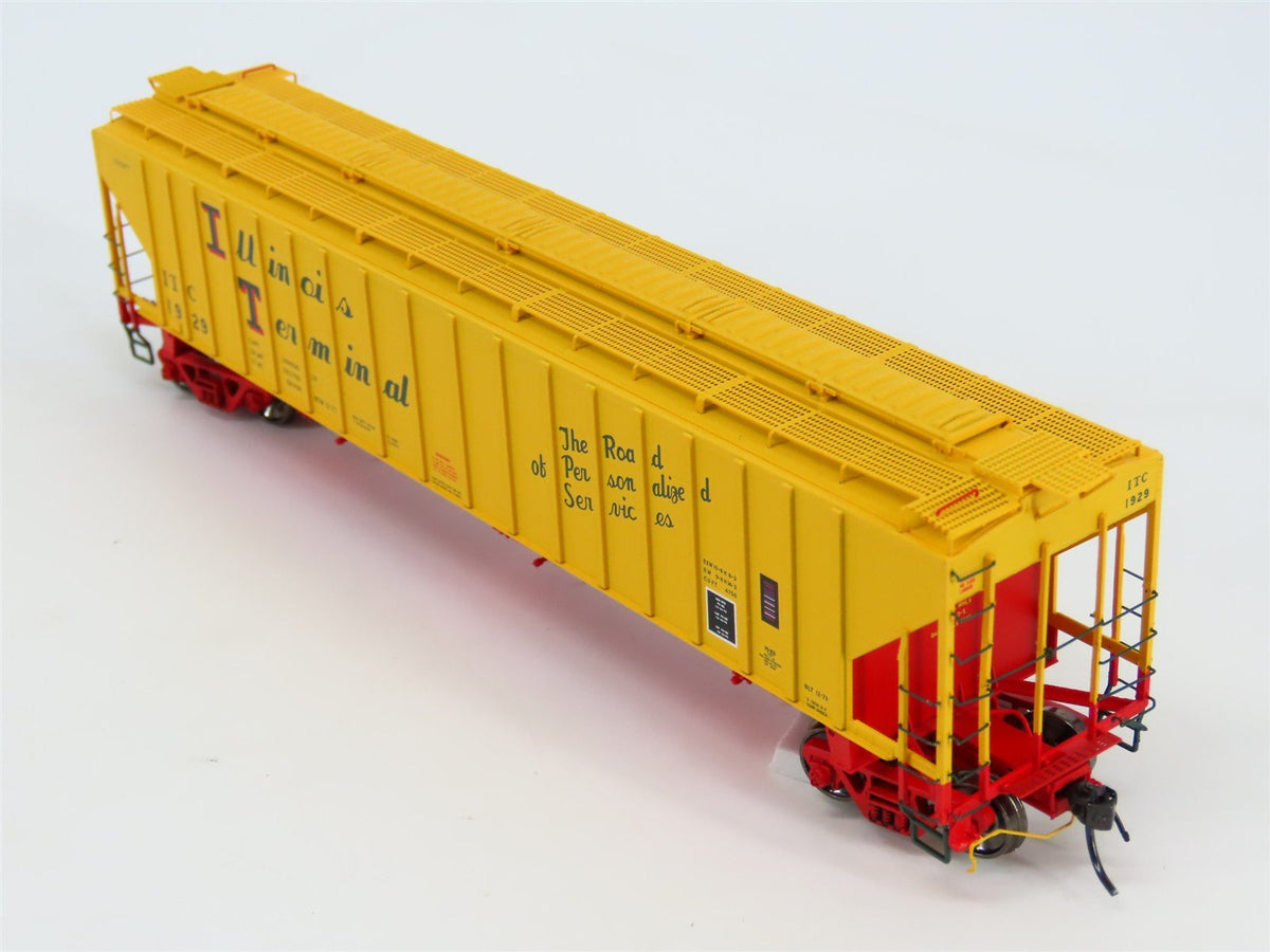 HO Scale Tangent 20013-05 ITC Illinois Terminal 3 Bay Covered Hopper #1929