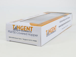 HO Scale Tangent 20013-05 ITC Illinois Terminal 3 Bay Covered Hopper #1929