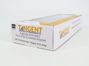 HO Scale Tangent 20013-12 ITC Illinois Terminal PS-2 3 Bay Covered Hopper #1942