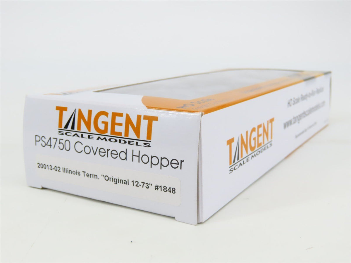 HO Scale Tangent 20013-02 ITC Illinois Terminal 3 Bay Covered Hopper #1848
