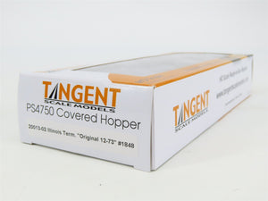 HO Scale Tangent 20013-02 ITC Illinois Terminal 3 Bay Covered Hopper #1848