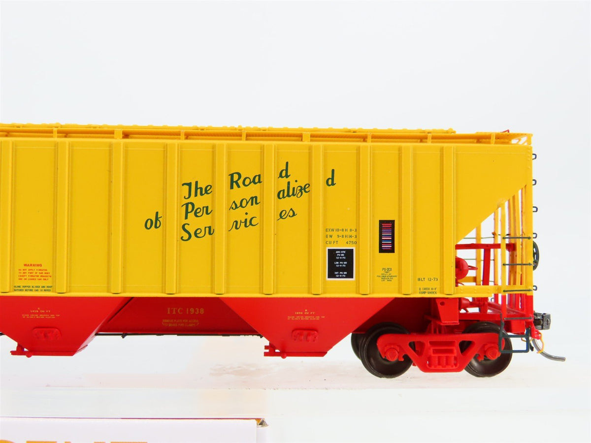 HO Scale Tangent 20013-11 ITC Illinois Terminal PS-2 3 Bay Covered Hopper #1938