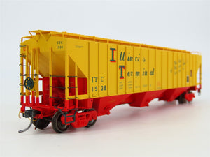 HO Scale Tangent 20013-11 ITC Illinois Terminal PS-2 3 Bay Covered Hopper #1938