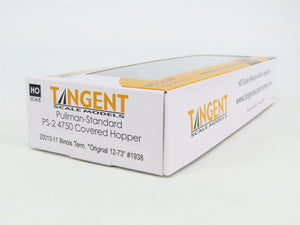 HO Scale Tangent 20013-11 ITC Illinois Terminal PS-2 3 Bay Covered Hopper #1938