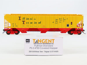 HO Scale Tangent 20013-09 ITC Illinois Terminal PS-2 3 Bay Covered Hopper #1879