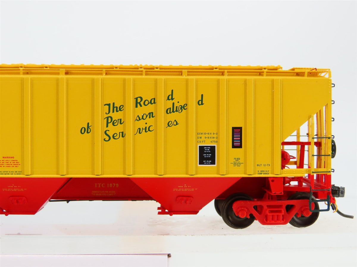 HO Scale Tangent 20013-09 ITC Illinois Terminal PS-2 3 Bay Covered Hopper #1879