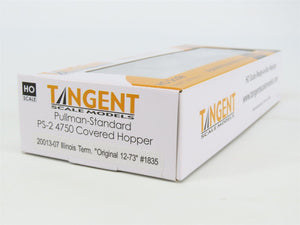 HO Scale Tangent 20013-07 ITC Illinois Terminal PS-2 3 Bay Covered Hopper #1835