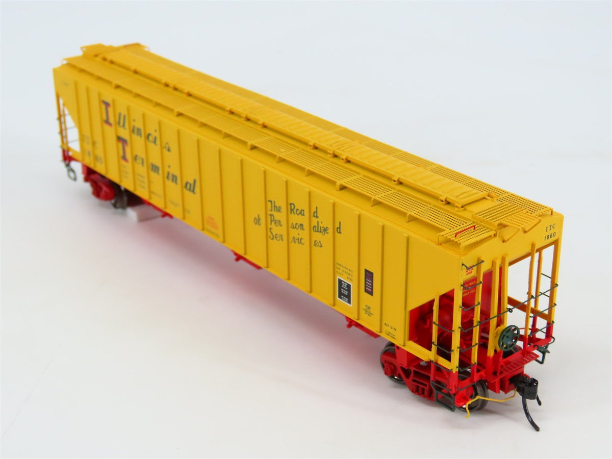 HO Scale Tangent 20013-03 ITC Illinois Terminal 3 Bay Covered Hopper #1860