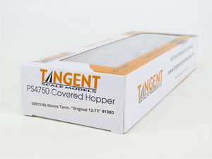 HO Scale Tangent 20013-03 ITC Illinois Terminal 3 Bay Covered Hopper #1860