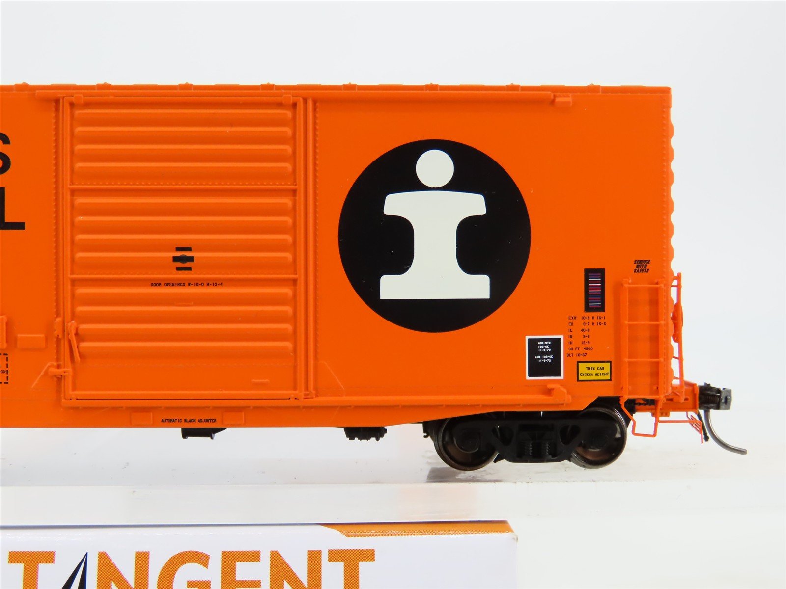 HO Tangent 18022-01 ICG Illinois Central Gulf PS-1 40' Mini-Hy Boxcar 480050