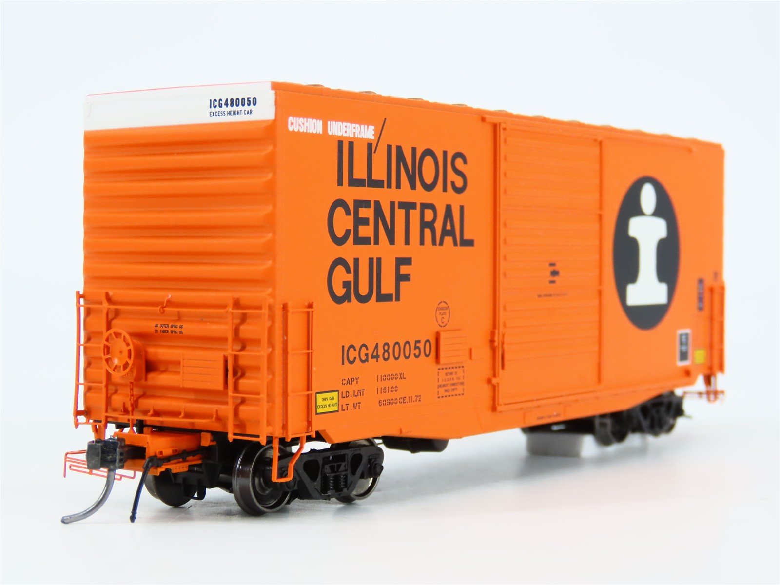 HO Tangent 18022-01 ICG Illinois Central Gulf PS-1 40' Mini-Hy Boxcar 480050