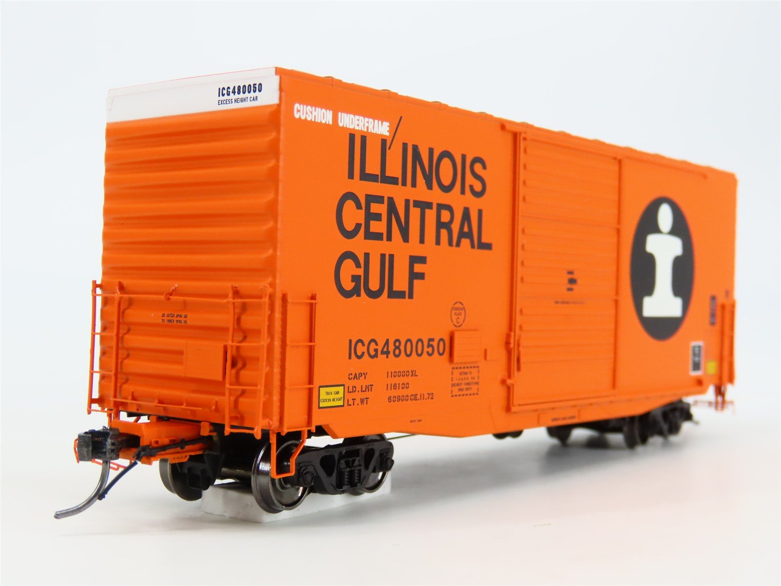 HO Tangent 18022-01 ICG Illinois Central Gulf PS-1 40' Mini-Hy Boxcar 480050