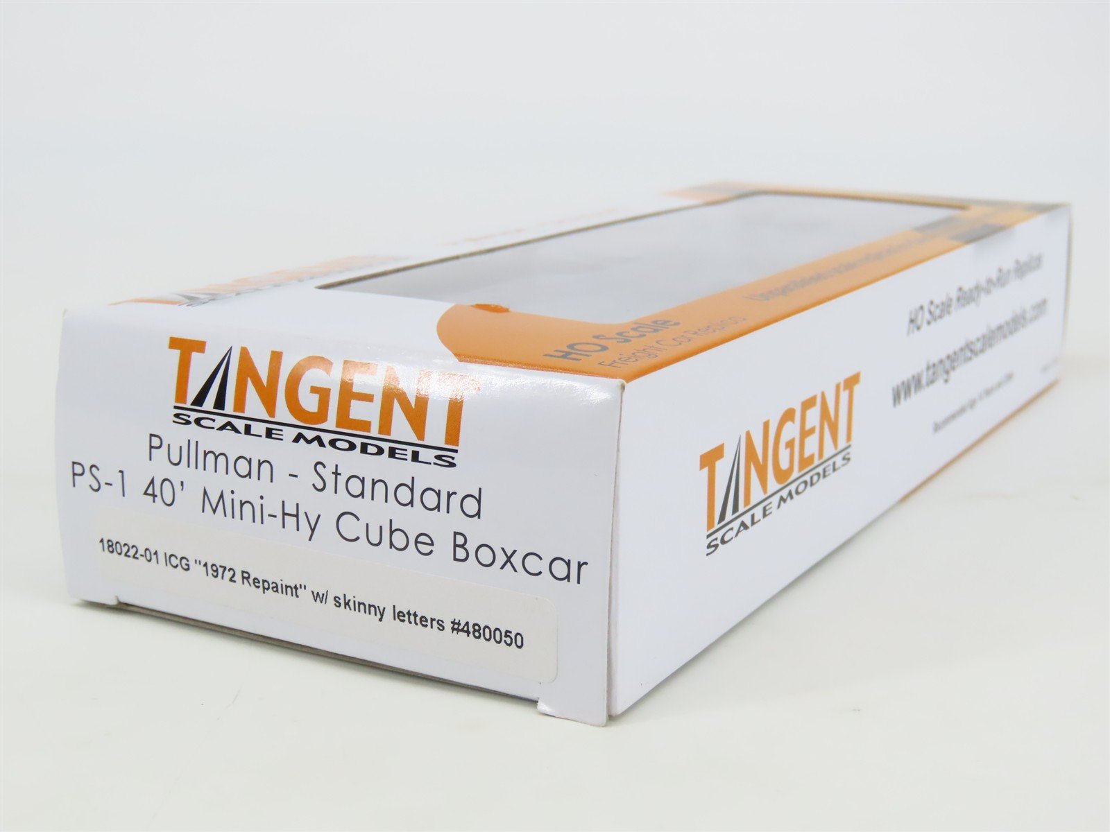 HO Tangent 18022-01 ICG Illinois Central Gulf PS-1 40' Mini-Hy Boxcar 480050