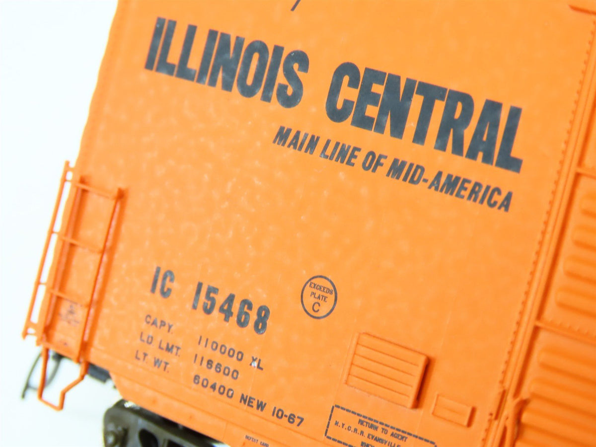 HO Tangent 18012-04 IC Illinois Central PS-1 40&#39; Mini-Hy Cube Boxcar #15468