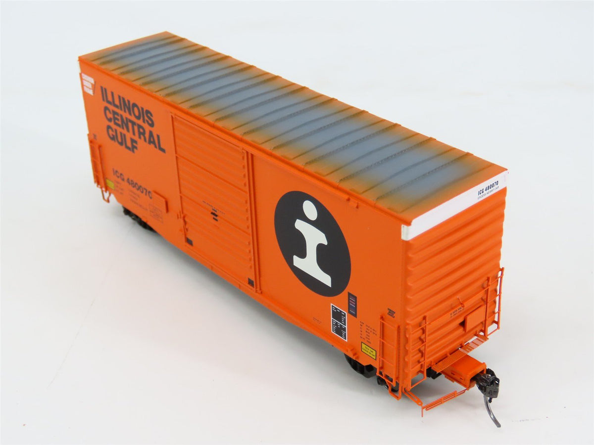 HO Tangent 18023-01 ICG Illinois Central Gulf PS-1 40&#39; Cube Boxcar #480070