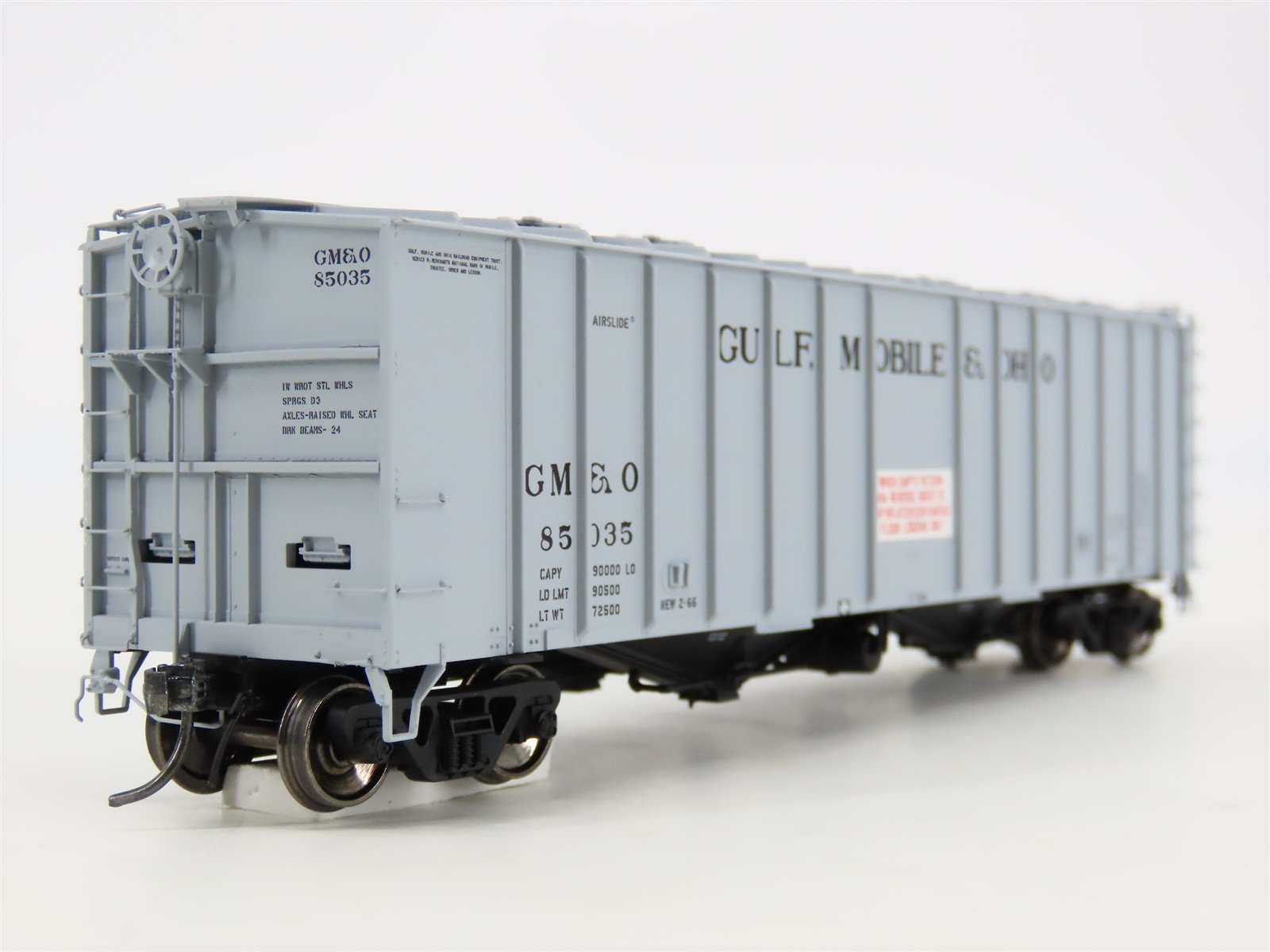 HO Scale Tangent 16014-04 GM&O Gulf Mobile & Ohio Airslide Covered Hopper #85035
