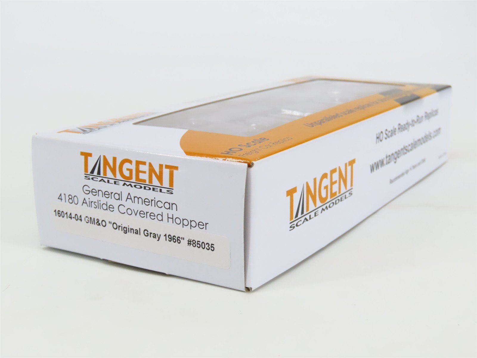 HO Scale Tangent 16014-04 GM&O Gulf Mobile & Ohio Airslide Covered Hopper #85035