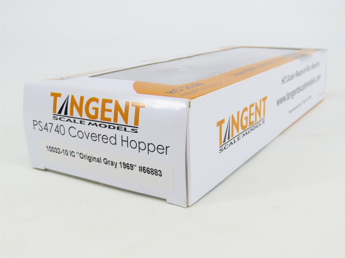 HO Scale Tangent 10032-10 IC Illinois Central 3 Bay Covered Hopper #56883