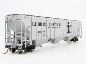 HO Scale Tangent 10032-12 IC Illinois Central 3 Bay Covered Hopper #56898