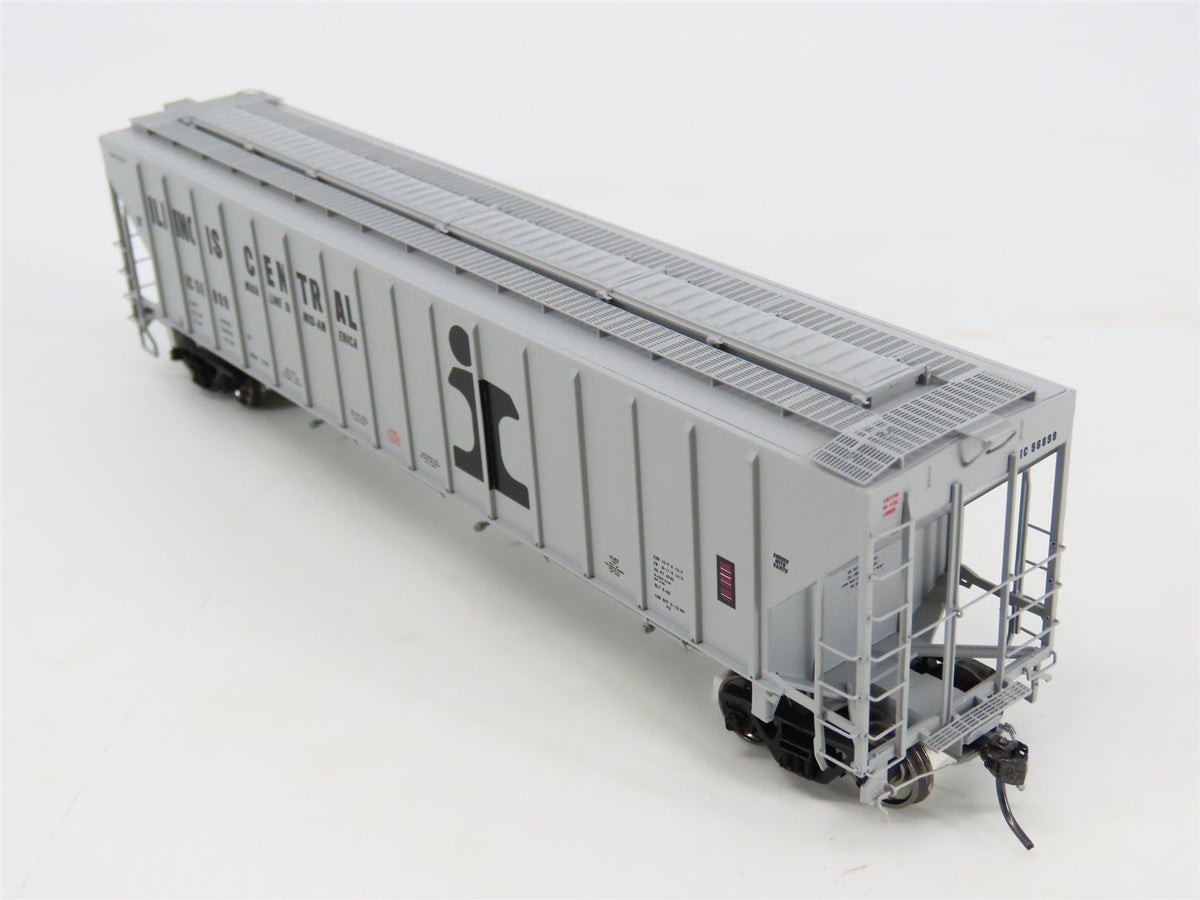 HO Scale Tangent 10032-12 IC Illinois Central 3 Bay Covered Hopper #56898