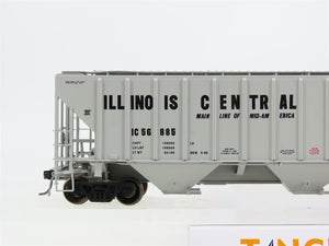 HO Scale Tangent 10032-11 IC Illinois Central 3 Bay Covered Hopper #56885