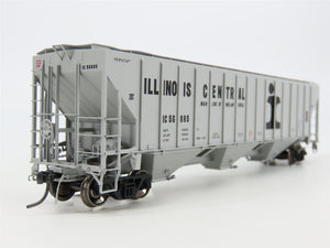 HO Scale Tangent 10032-11 IC Illinois Central 3 Bay Covered Hopper #56885