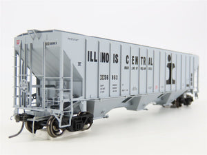 HO Scale Tangent 10049-01 IC Illinois Central 3 Bay Covered Hopper CC56863